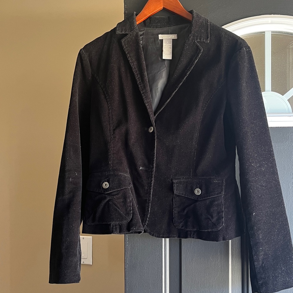 Black corduroy jacket